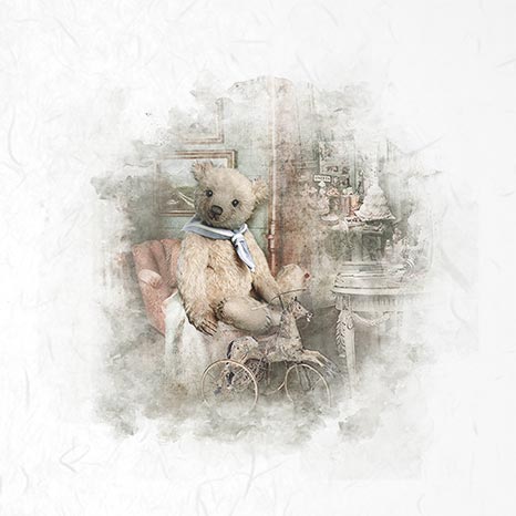 ITD Collection Teddy Bear Decoupage Rice Paper Set – 6 Designs (RSM024)