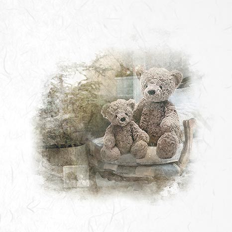 ITD Collection Teddy Bear Decoupage Rice Paper Set – 6 Designs (RSM024)