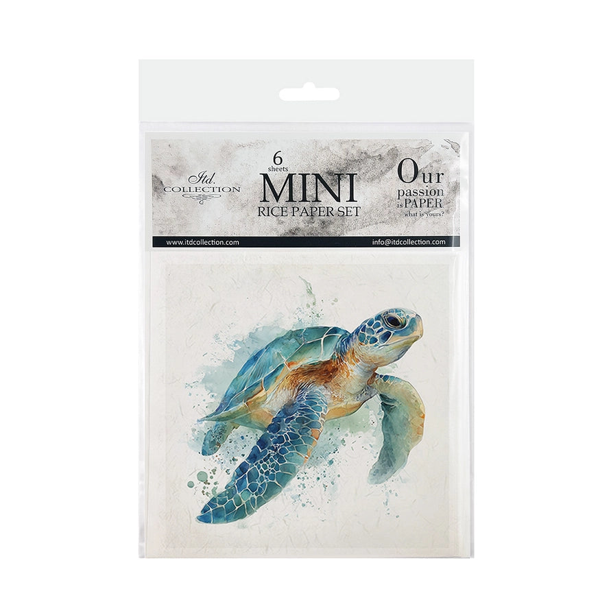 ITD Collection Tropical Dreams Decoupage Rice Paper Set – 6 Designs (RSM281)