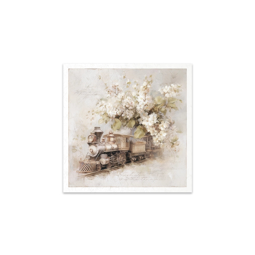 ITD Collection Written in Flowers Decoupage Rice Paper Set – 6 Designs (RSM256)