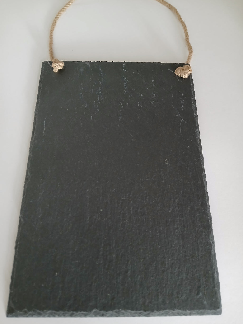 Rectangular Natural Slate Memo Board — 25 × 10cm