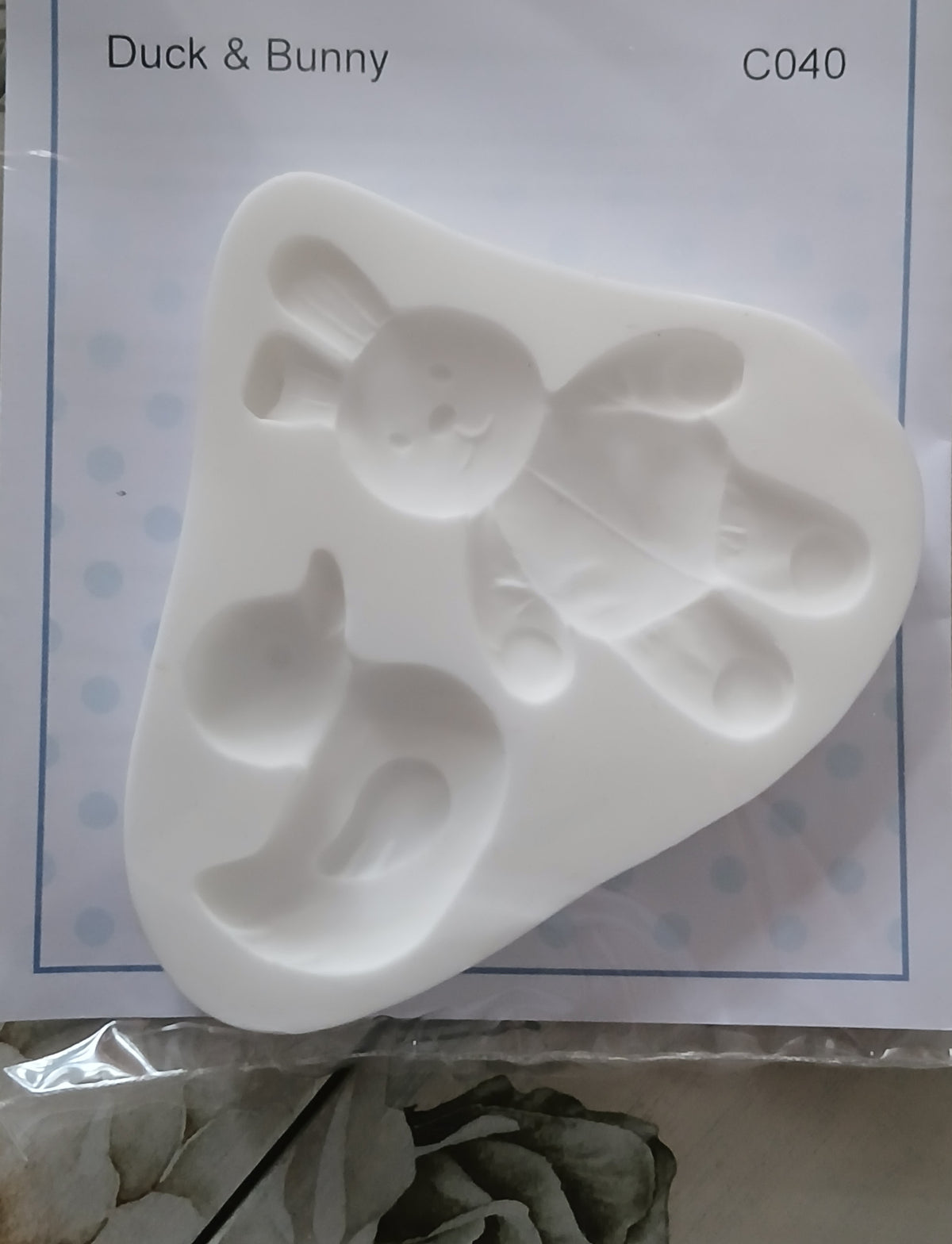 Duck & Bunny Silicone Mould — Cute Baby Characters by FPC Sugarcraft