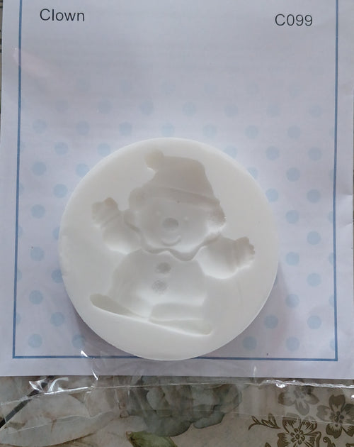 Clown Silicone Mould — Classic Circus Character by FPC Sugarcraft
