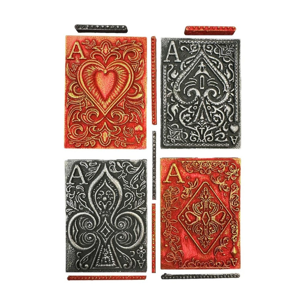 Stamperia Master of Magic — Cards A5 Silicon Mould | Ornate Playing Card Designs