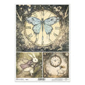 ITD Collection Alice's Magic Butterfly Decoupage Rice Paper – A4 Craft Sheet (R2645)