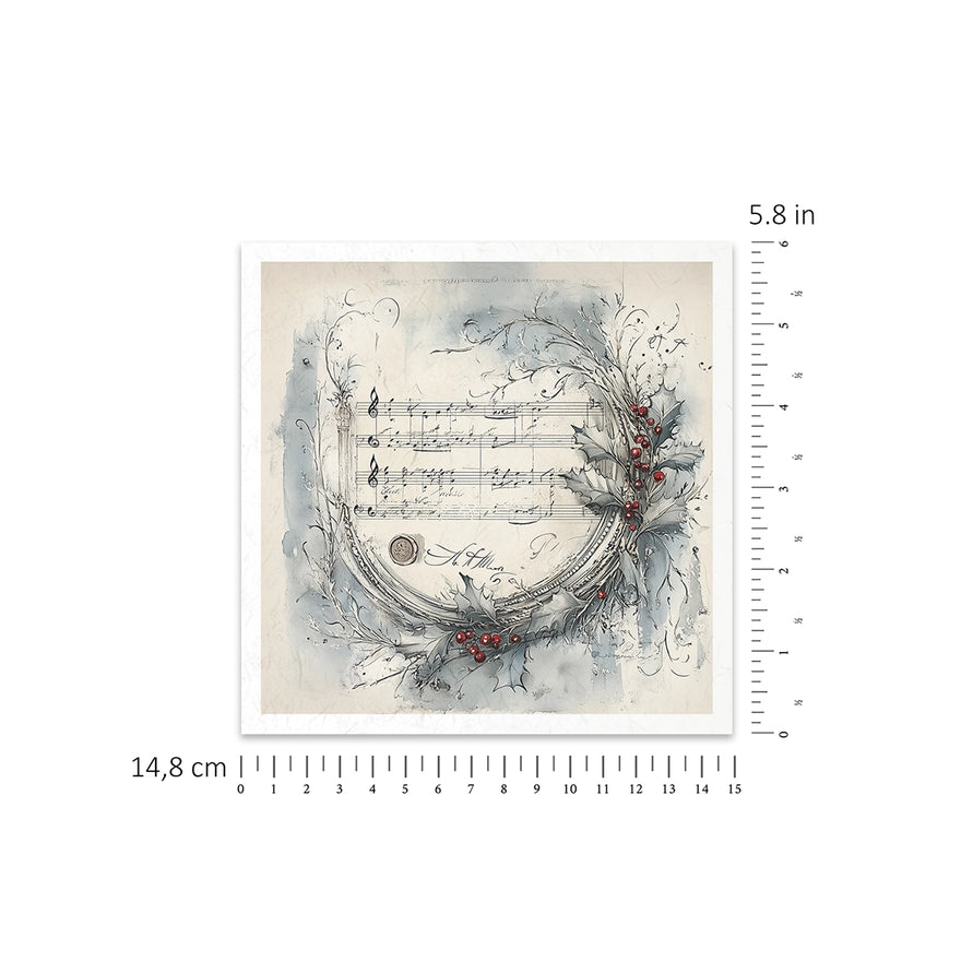 ITD Collection Winter's Tale Decoupage Rice Paper Set – 6 Designs (RSM194)