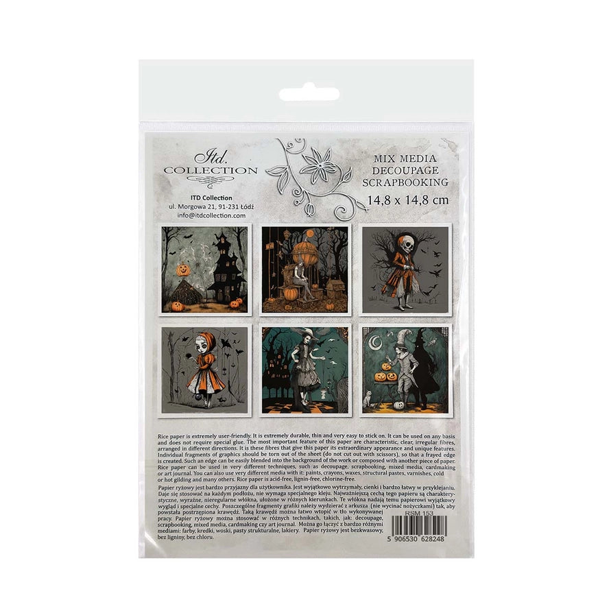 ITD Collection Tales from the Dark Fair Decoupage Rice Paper Set – 6 Designs (RSM153)