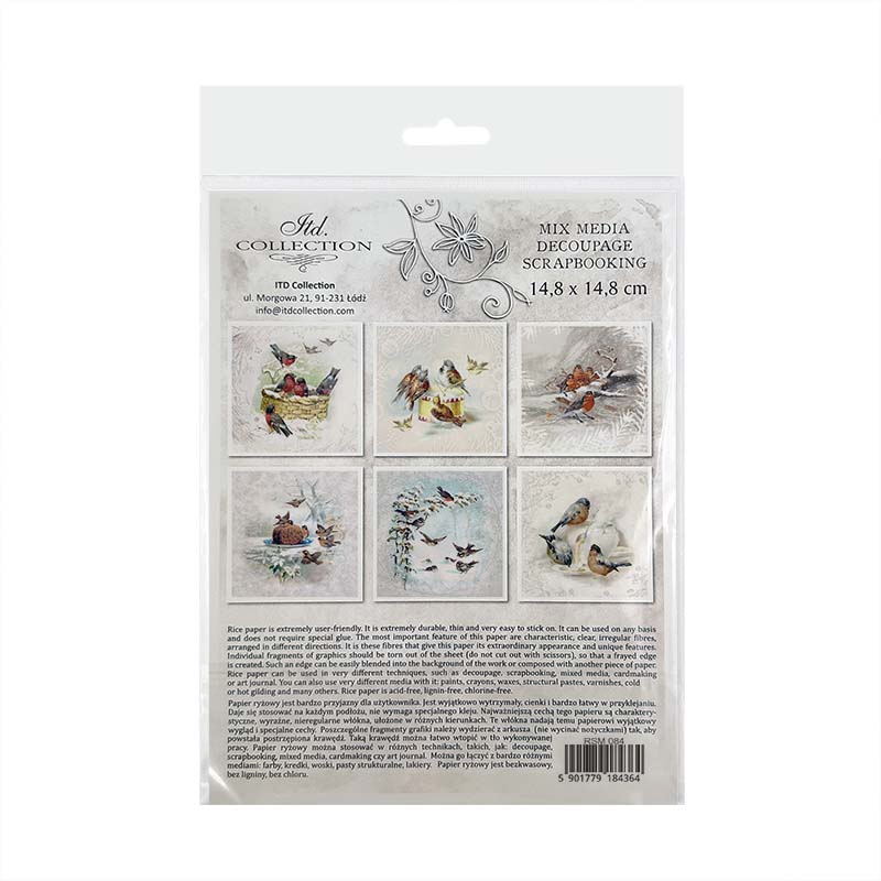 ITD Collection Decoupage Rice Paper Mixed Design Set – 6 Designs (RSM084)