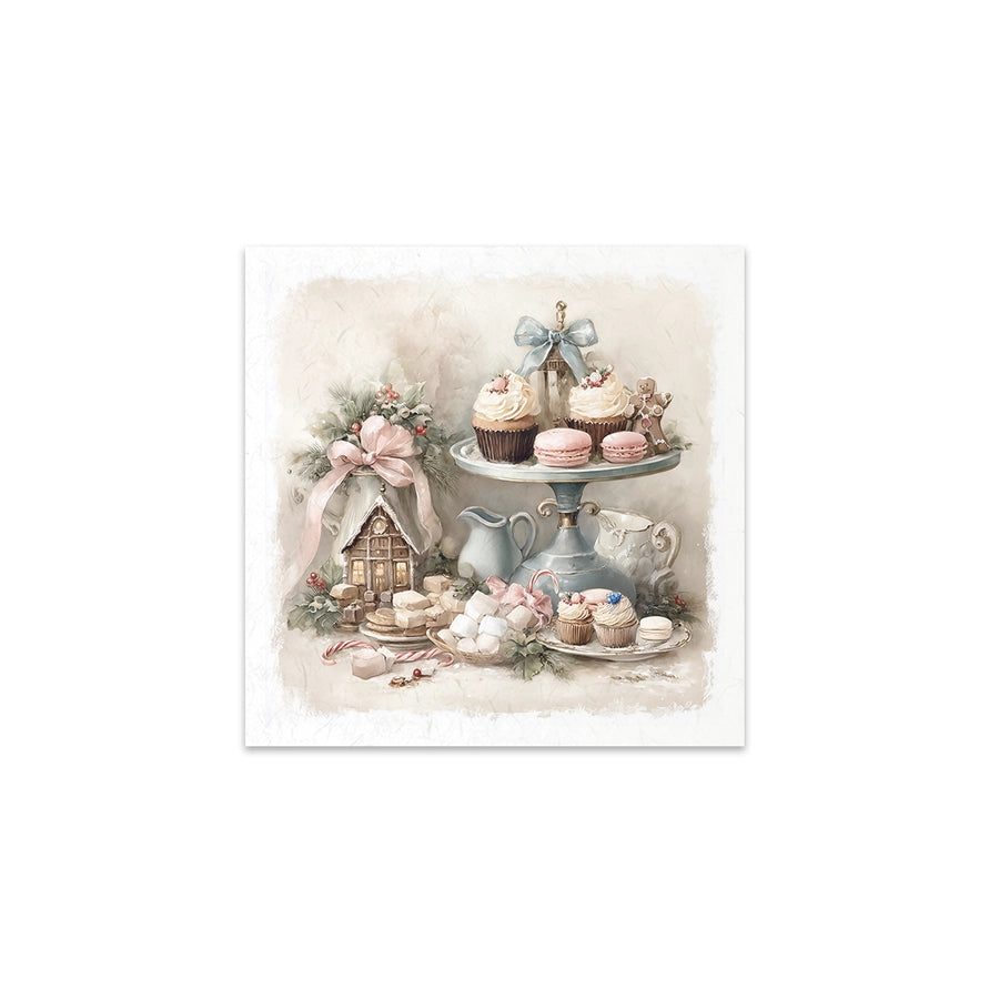 ITD Collection Winter Rose Decoupage Rice Paper Set – 6 Designs (RSM301)
