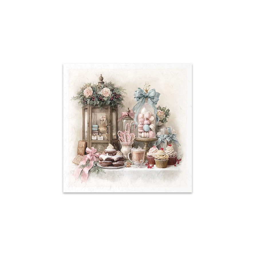 ITD Collection Winter Rose Decoupage Rice Paper Set – 6 Designs (RSM301)