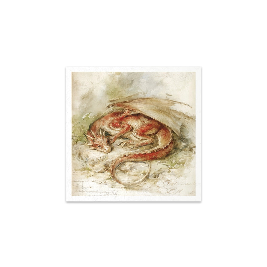 ITD Collection Four Elements Fire Decoupage Rice Paper Set – 6 Designs (RSM225)