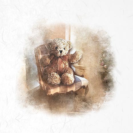 ITD Collection Teddy Bear Decoupage Rice Paper Set – 6 Designs (RSM024)