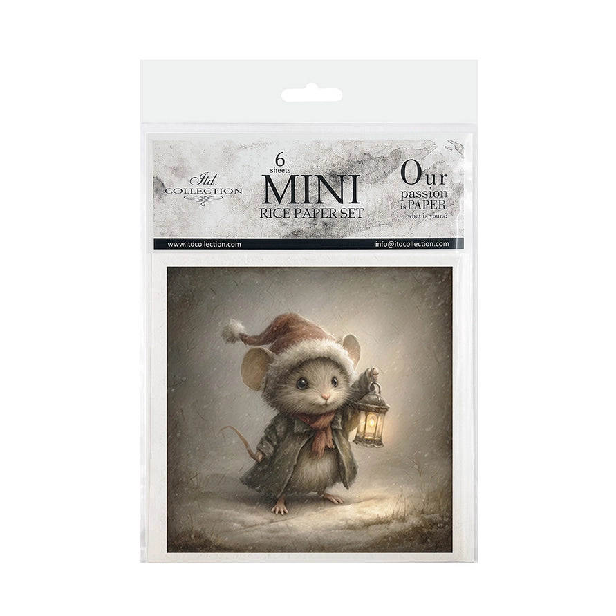 ITD Collection Mouse World Decoupage Rice Paper Set – 6 Designs (RSM213)