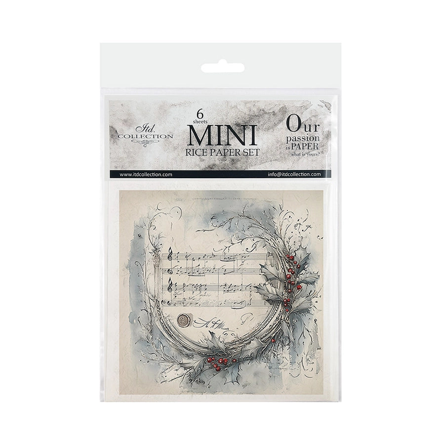 ITD Collection Winter's Tale Decoupage Rice Paper Set – 6 Designs (RSM194)