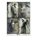 ITD Collection Light & Shadow Decoupage Rice Paper – A4 Craft Sheet (R2721)