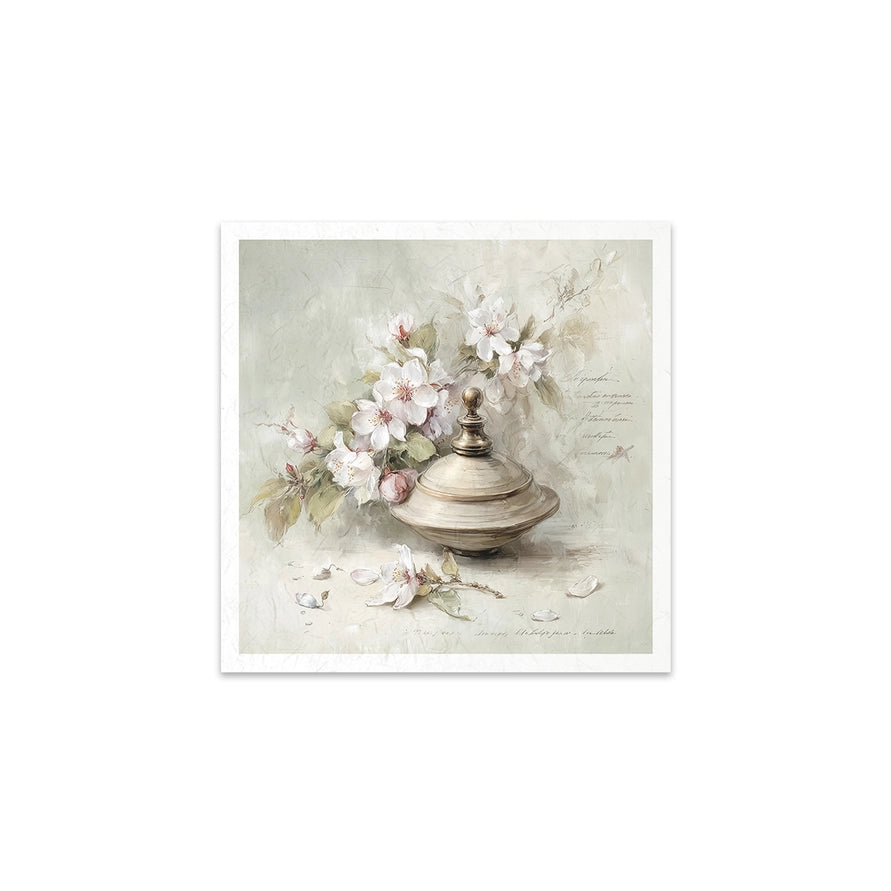 ITD Collection Written in Flowers Decoupage Rice Paper Set – 6 Designs (RSM256)