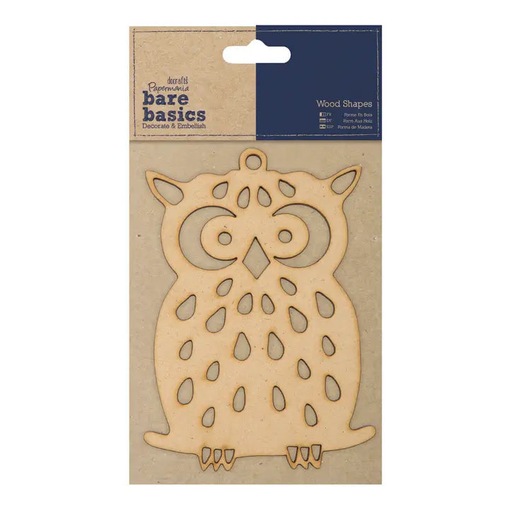 Wood Shapes - Owl.