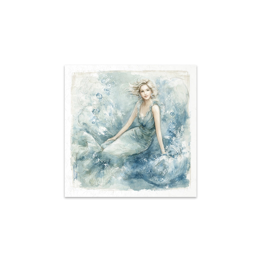 ITD Collection Four Elements Water Decoupage Rice Paper Set – 6 Designs (RSM224)