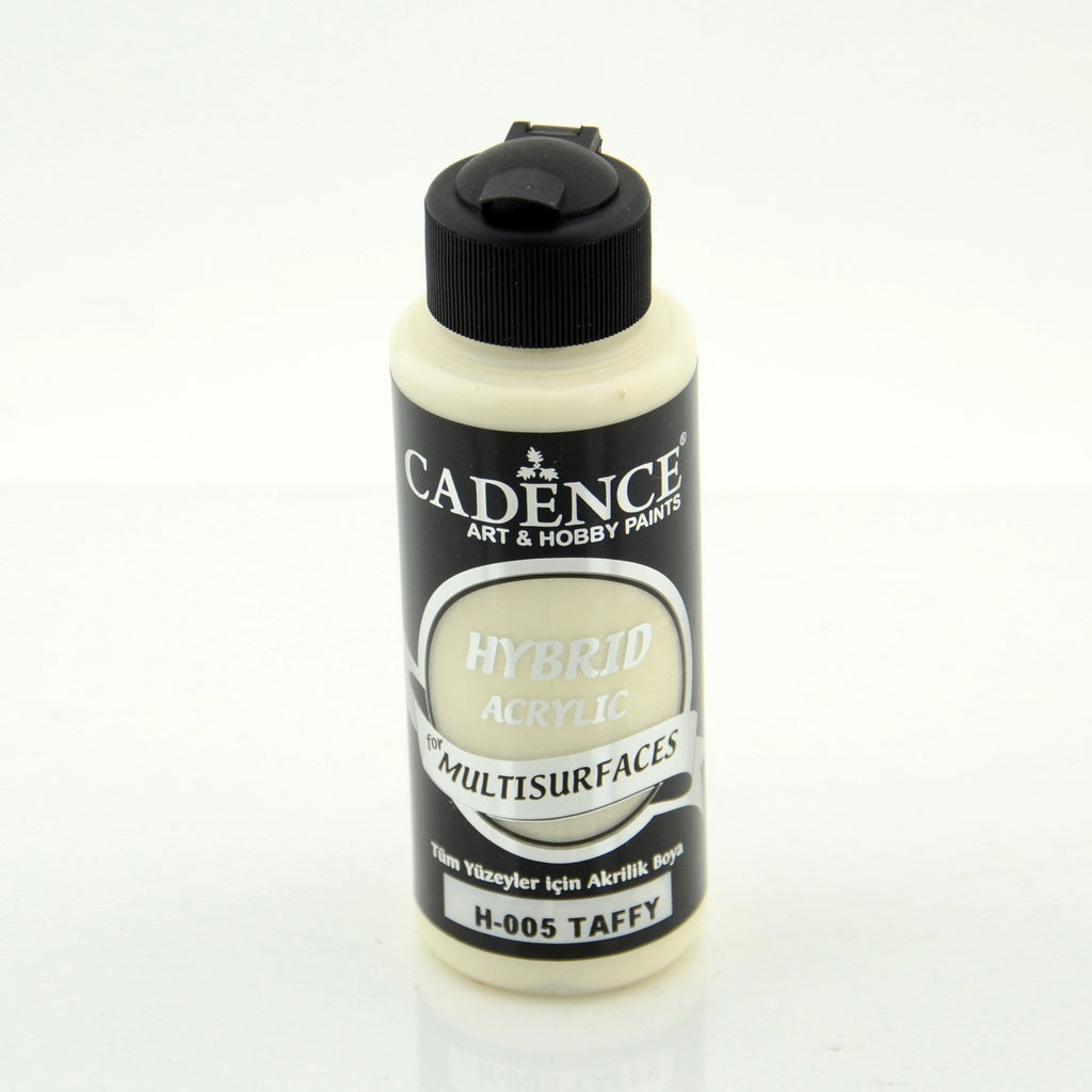 Cadence Hybrid Acrylic Paint — Taffy (120ml) — Multi‑Surface Semi‑Matte Craft Paint