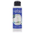Cadence Hybrid Glitter Paint — White + Gold Glitter (120ml) — Bright Sparkling White Multi‑Surface Craft Paint