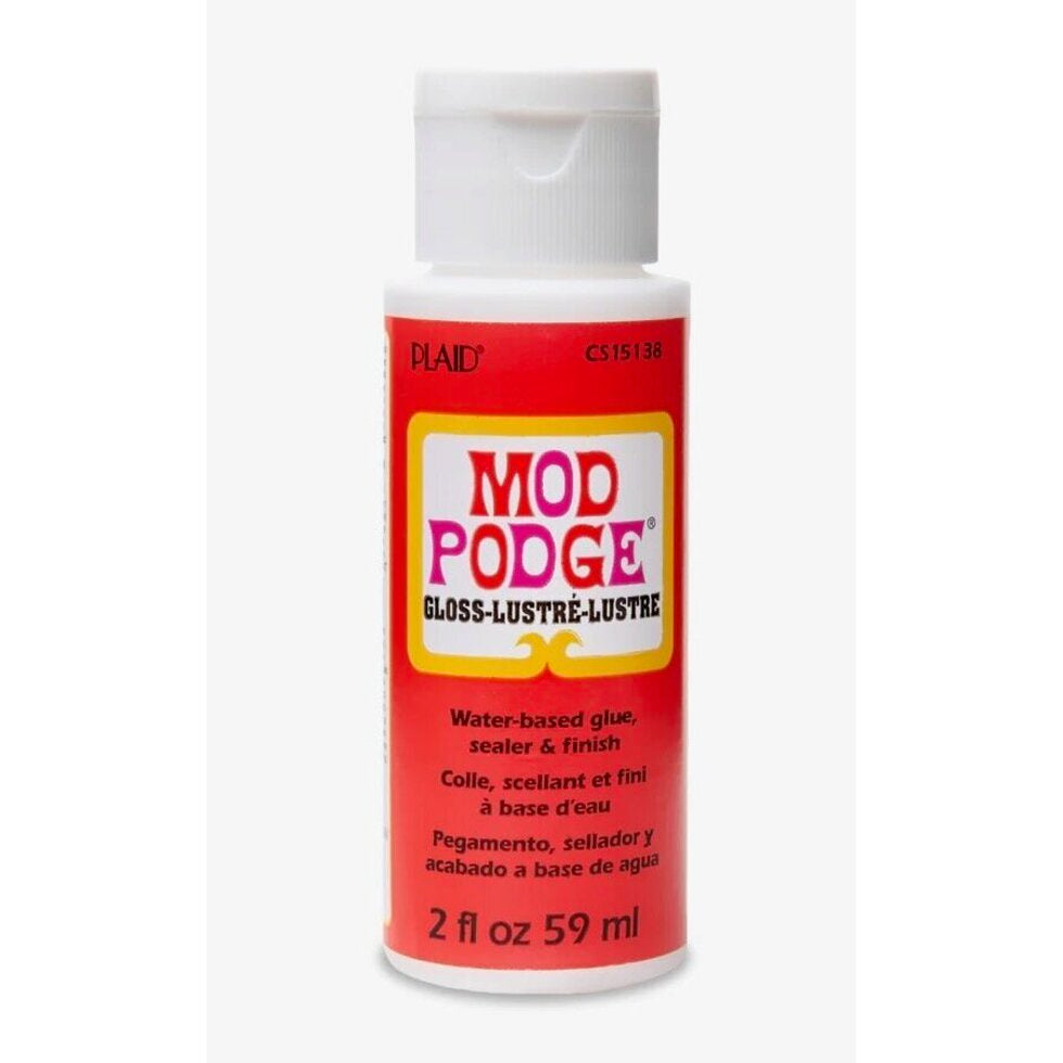 Mod Podge Gloss – 59ml (2 fl oz) | All-in-One Glue, Sealer & Finish