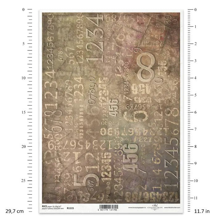 ✨ ITD Collection Rice Paper For Decoupage R1115 – Steampunk ✨