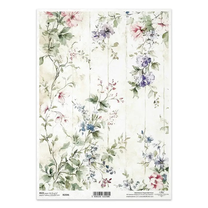 Rice Paper For Decoupage — R2596 | Floral Shabby Chic