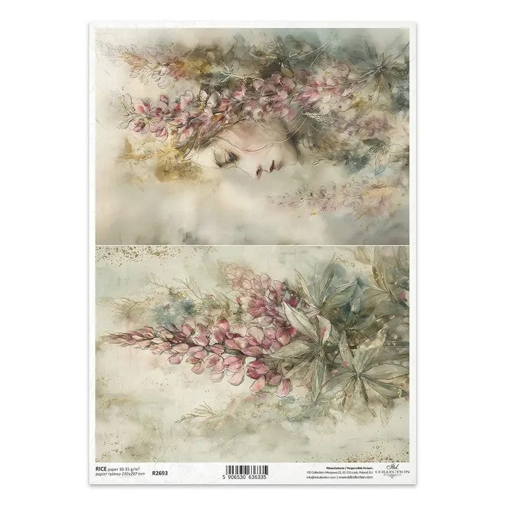 ✨ ITD Collection Rice Paper For Decoupage R2693 – Garden of Muses