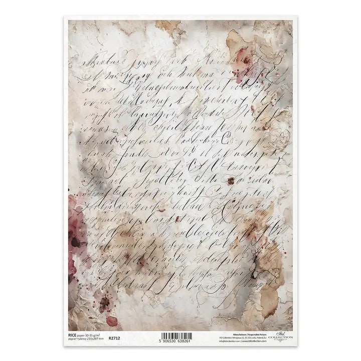✨ ITD Collection Mulberry Rice Paper Decoupage A4 – R2712 – Winter's Tale