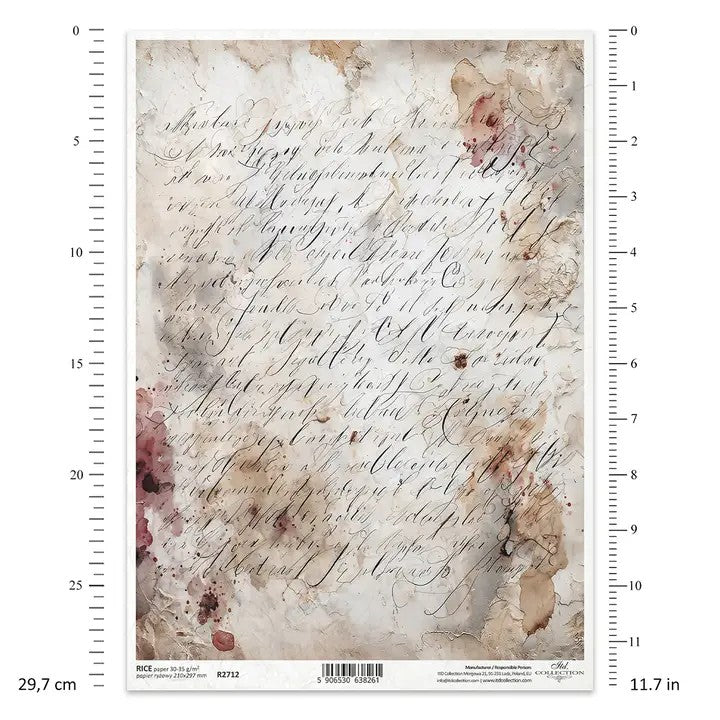 ✨ ITD Collection Mulberry Rice Paper Decoupage A4 – R2712 – Winter's Tale