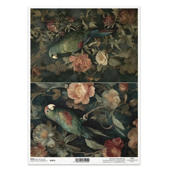 ✨ ITD Collection Rice Paper For Decoupage R2873 – Botanical Boudoir