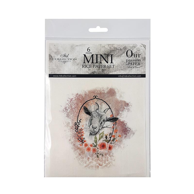 ITD Collection — Rice Paper For Decoupage RSM008 — Happy Farm