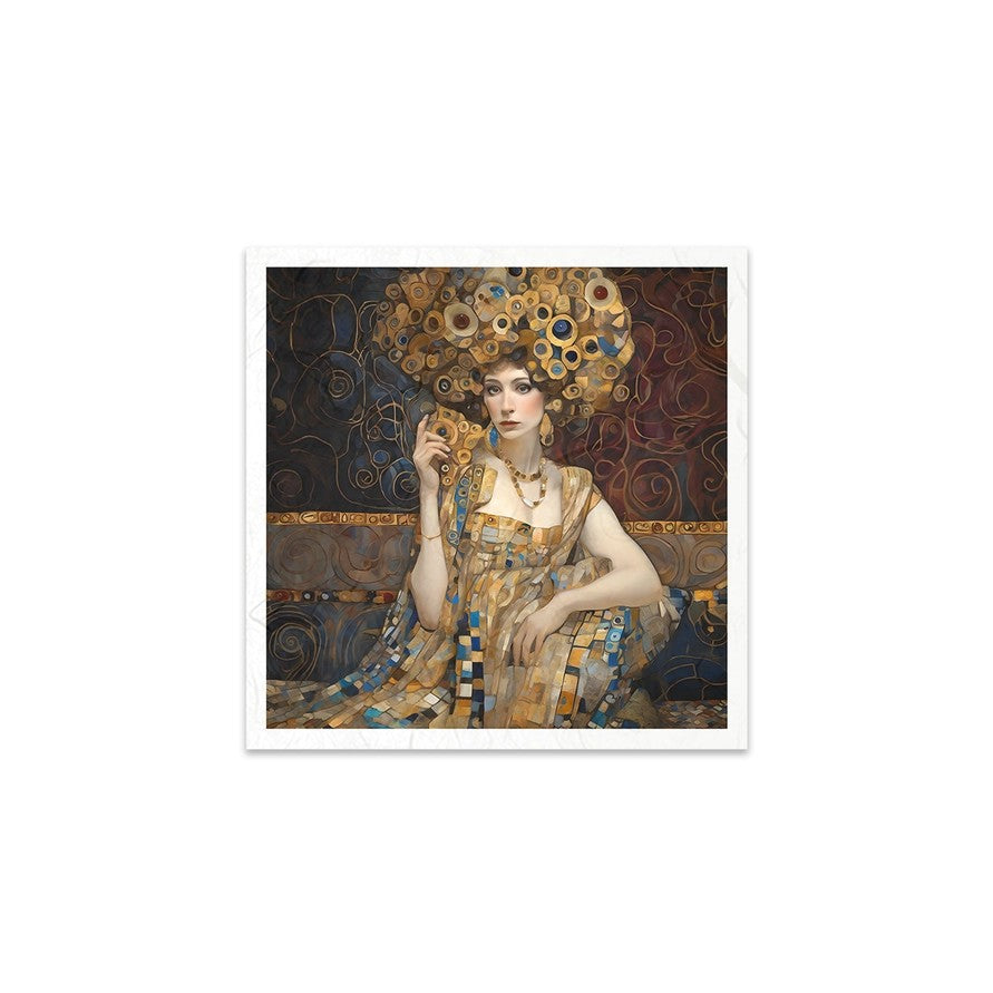 ITD Collection Rice Paper Set — Inspired By Klimt RSM127 | 6 Sheets 15×15cm
