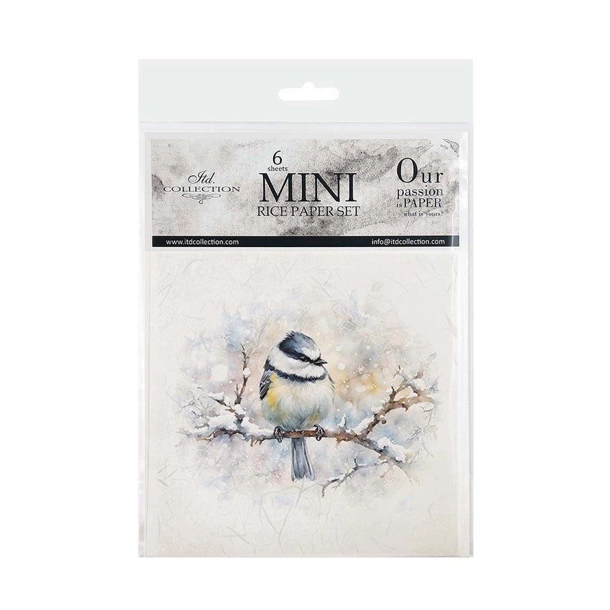 ITD Collection — Rice Paper Set RSM148 — Botanical Garden in Winter