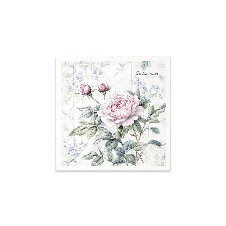 ITD Collection — Rice Paper Set RSM177 — Floral Shabby Chic