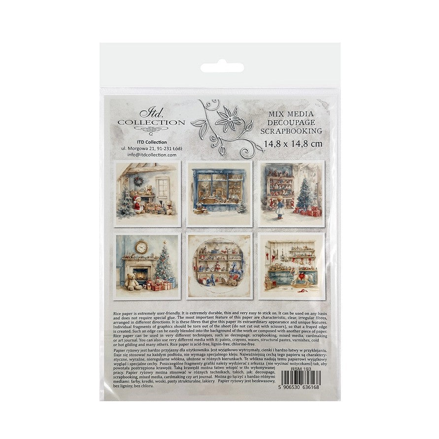 ITD Collection — Rice Paper For Decoupage RSM193 — Winter’s Tale