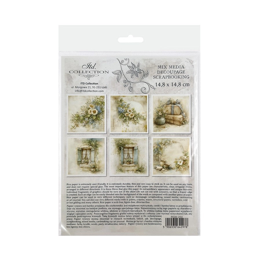 🌸 ITD Collection 'Spring Impressions' — Mini Rice Paper Set RSM250