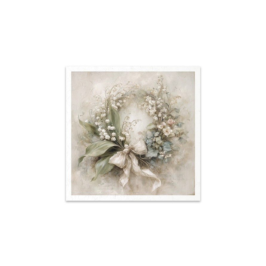 ITD Collection — Rice Paper For Decoupage RSM263 — Written in Flowers
