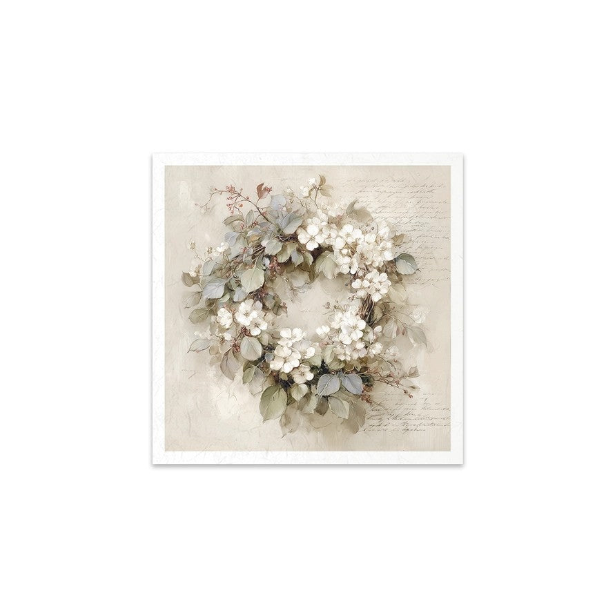 ITD Collection — Rice Paper For Decoupage RSM263 — Written in Flowers