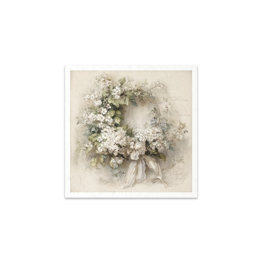 ITD Collection — Rice Paper For Decoupage RSM263 — Written in Flowers