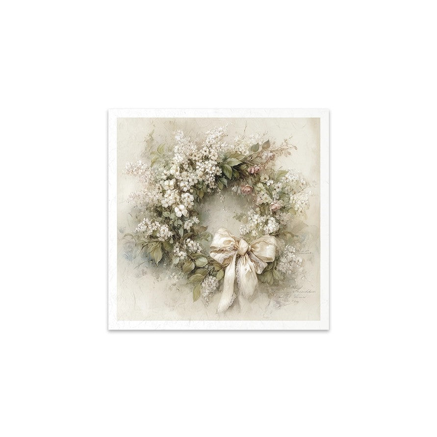 ITD Collection — Rice Paper For Decoupage RSM263 — Written in Flowers