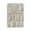 Stamperia Herbarium Silvae — Alchemy A5 Silicon Mould | Apothecary Bottles, Books & Witchy Designs
