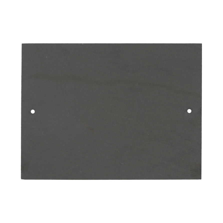 Linea rectangle blank slate house sign - 20cm x 15cm.