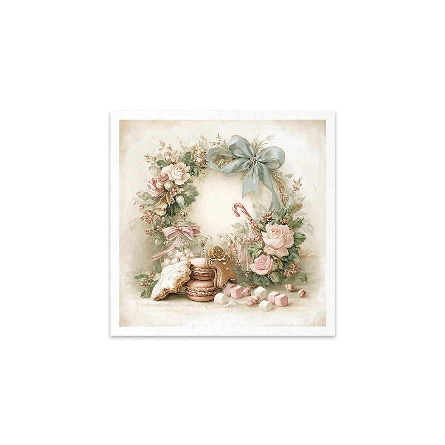 ITD Collection Winter Rose Botanical Decoupage Rice Paper Set – 6 Designs (RSM303)