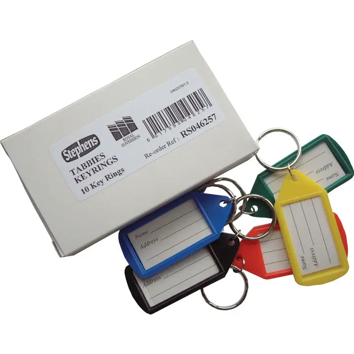 Stephens key ring tabbie Asst colours (10)