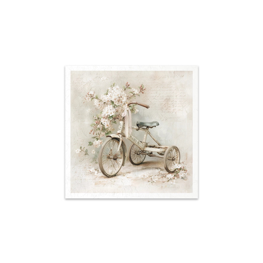 ITD Collection Written in Flowers Decoupage Rice Paper Set – 6 Designs (RSM256)
