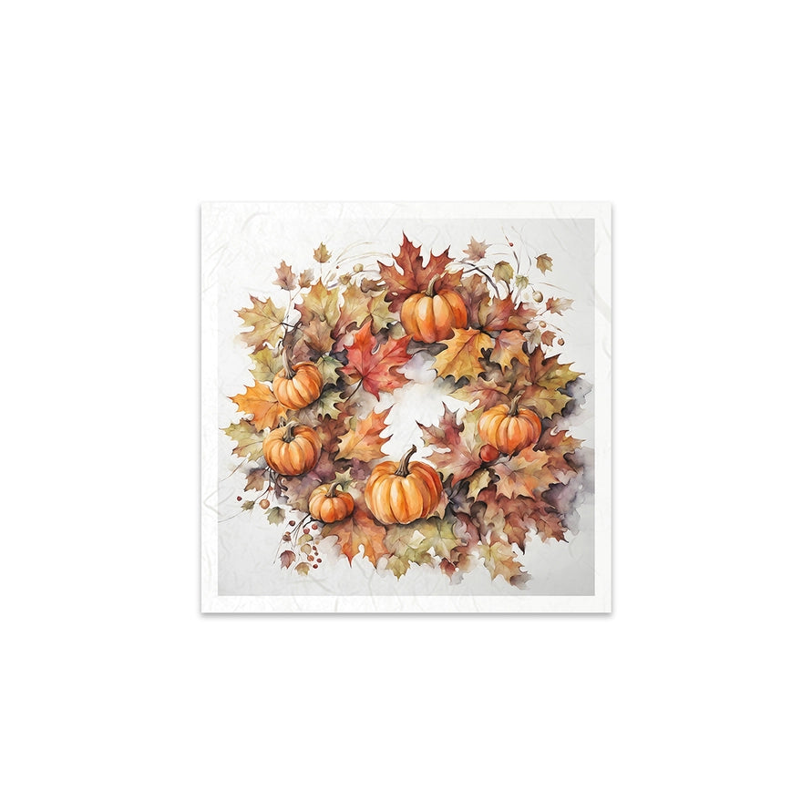 ITD Collection Autumn Wreaths Decoupage Rice Paper Set – 6 Designs (RSM152)
