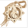 Snowman Hanging Shape, Pk6