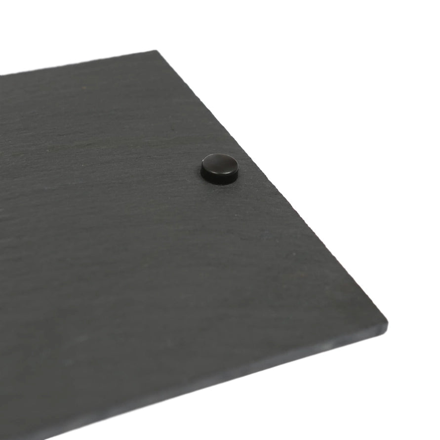 Linea rectangle blank slate house sign - 20cm x 15cm.
