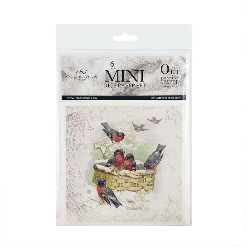 ITD Collection Decoupage Rice Paper Mixed Design Set – 6 Designs (RSM084)